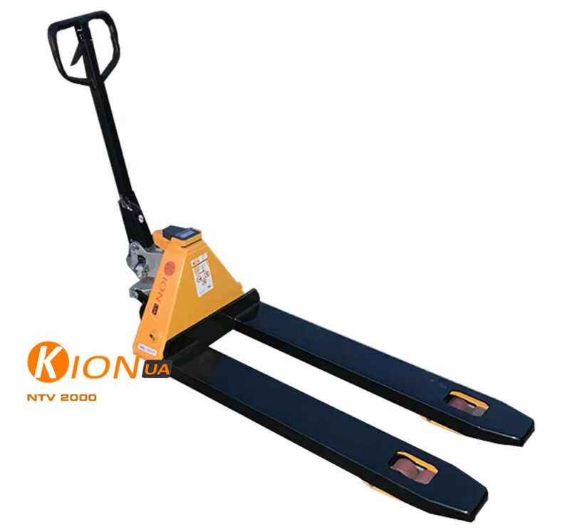 Гидравлическая тележка 2т Рокла с весами Kion NTV 2000