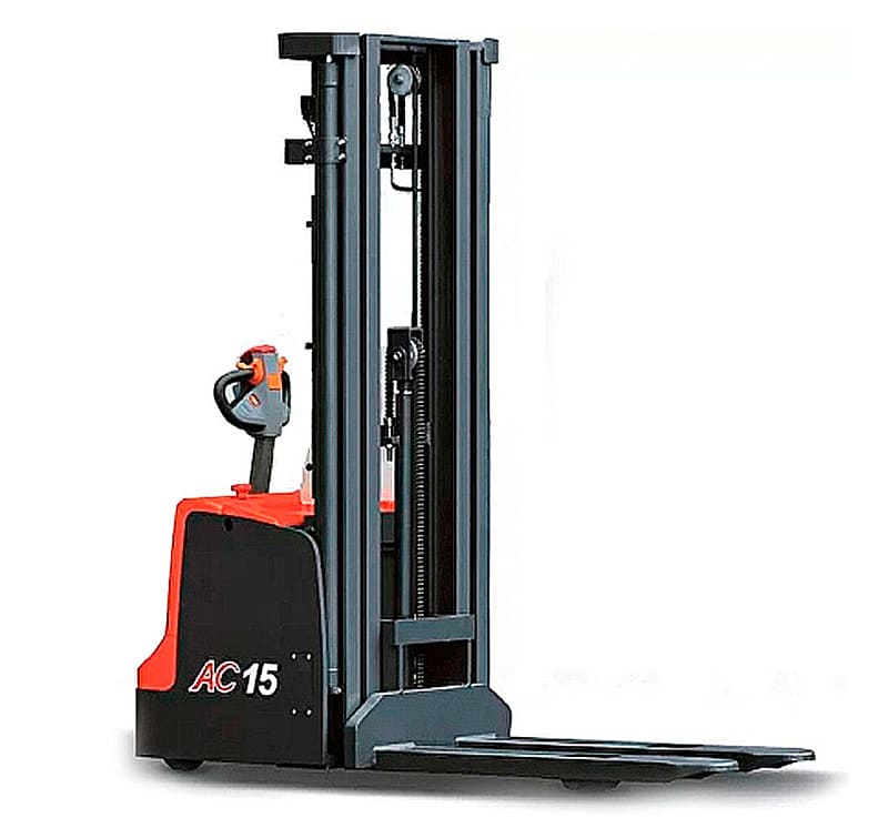 Электрический штабелер 1.5т высота подъем 4600мм HELI CDD15-4600J-ZSM LiFePO4