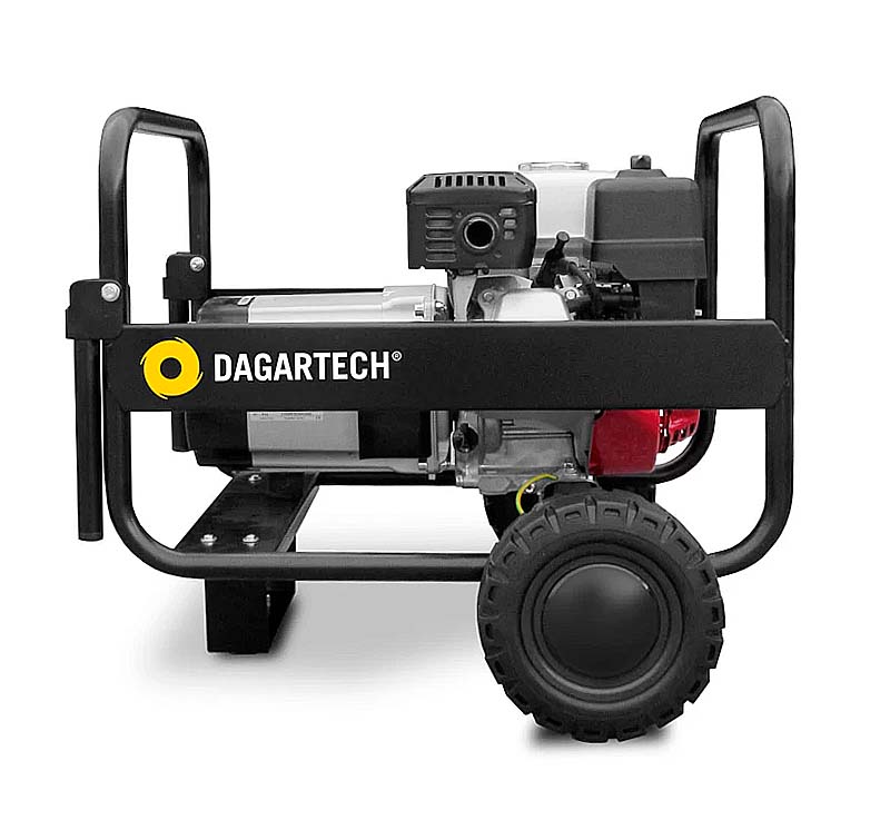 Генератор бензиновый DAGARTECH DGH 5000B з AVR + колеса 4.1/4.2 кВт