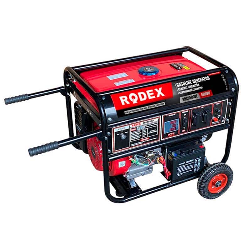 Генератор бензиновий RODEX RDX95000E 5.0/5.5 кВт