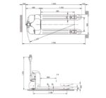 Електричний візок 1.8т Рокла HELI CBD18J-LI 3 (Li-ion 48В/20Аг)