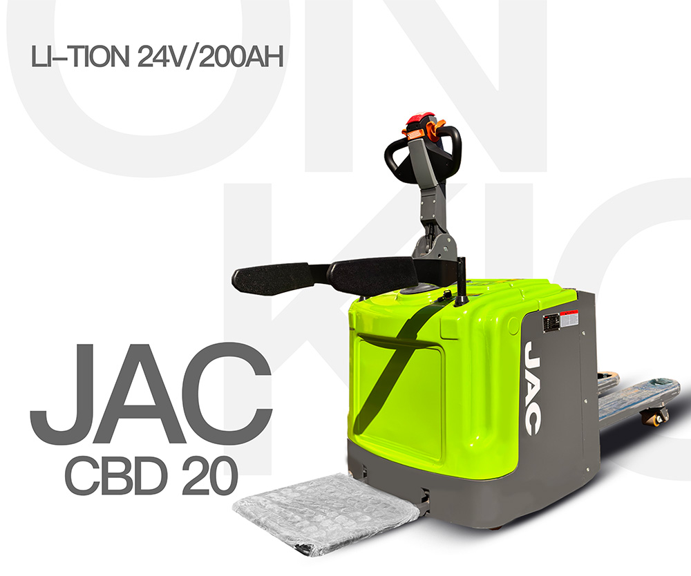 Электрическая тележка рокла с платформой JAC CBD 20 с (Li-tion 24В/200Ач)
