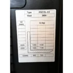 Электрический штабелер 1.5т высота подъем 2.6м GTM PSE15L-C2 2600 АКБ GEL 24В 75 Ач