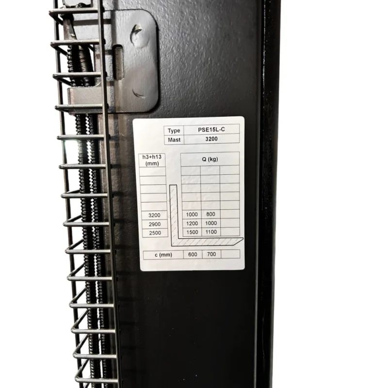 Электрический штабелер 1.5т высота подъем 3.2м GTM PSE15L-C 3200 АКБ Li-ion 24В 60 Ач