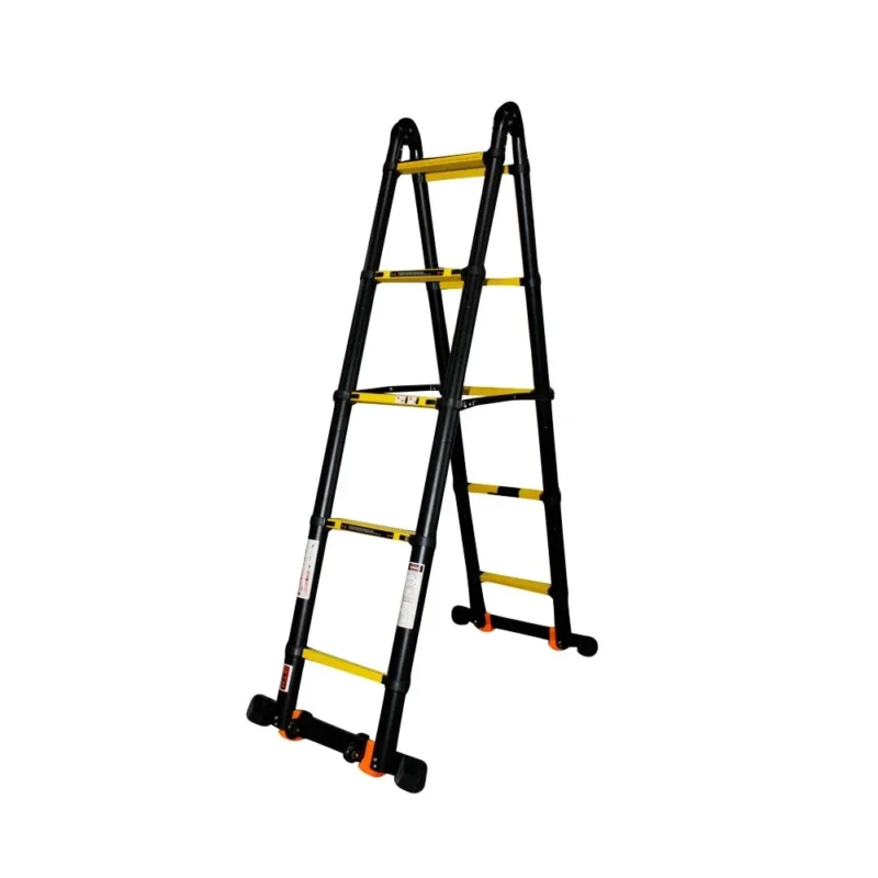 Лестница универсальная телескопическая GTM KME3042B 2×5 алюминиевая, 4200 мм