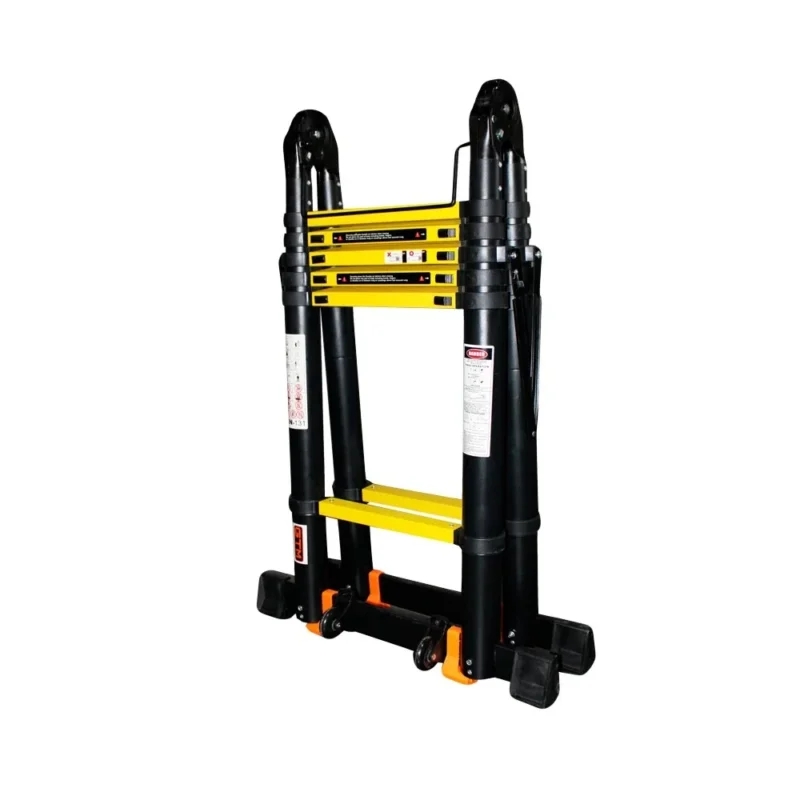 Лестница универсальная телескопическая GTM KME3050B 2×6 алюминиевая, 5000 мм